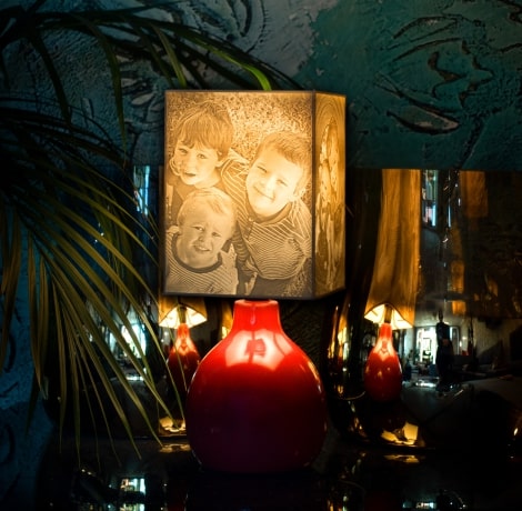 Ajándék a gyerekszobába - fényképes lámpa