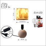 Egyedi fényképes 3D lámpa - Egyedi fényképes ajándék - rózsa Ariel - ellipszis