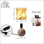 Egyedi fényképes 3D lámpa - Egyedi fényképes ajándék - rózsa Ariel - kicsi henger