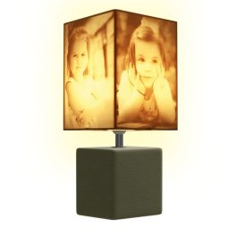  Egyedi fényképes éjjeli lámpa - Egyedi fényképes ajándék - kakaó Orlando -  nagy hasáb