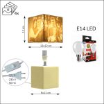 kocka formátumú fényképes lámpaernyő - Díszlámpa